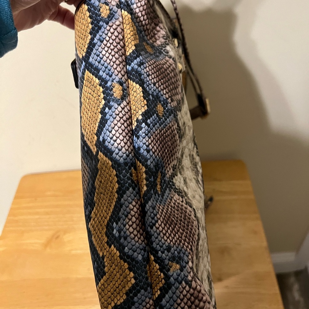 Jessica Simpson Multicolor Phython Satchel - image 5